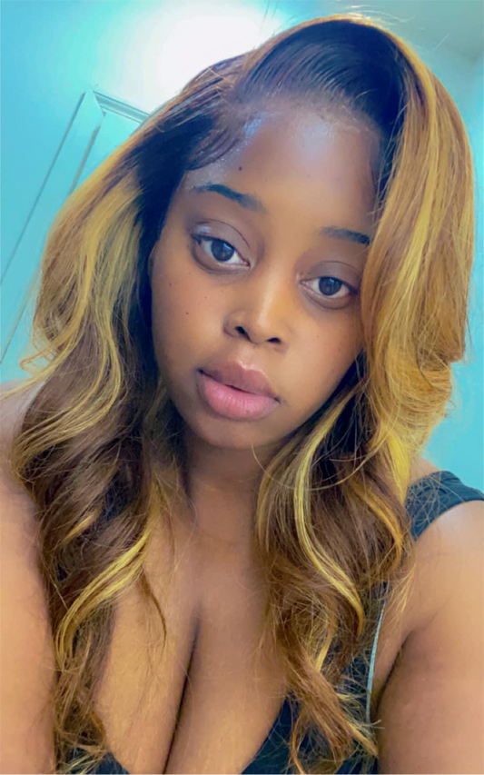Highlighted Straight 13x4 Frontal Wig